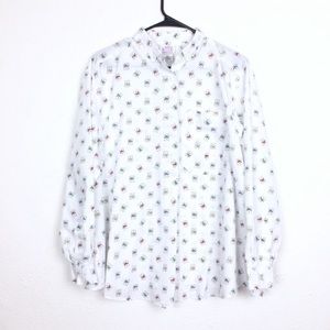 Vintage maternity novelty polar bear graphic long sleeve top size 14 novelty